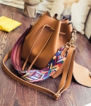 Korea Pouch Bag Set Import BG748 Brown