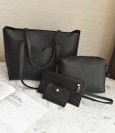 Premium Korea HandBag Set Import BG798 Black