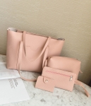 Premium Korea HandBag Set Import BG801 Pink