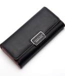 Dompet korea minimalis Import BG821 Black