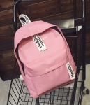 Backpack Kanvas Minimalis BG935 Pink