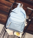 Tas Backpack Kanvas BG936 Light Blue