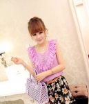 Chiffon Blouse BL2578 Purple