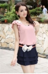 Chiffon Blouse BL2626 Pink