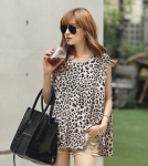 Leopard Blouse BL2638 Khaki