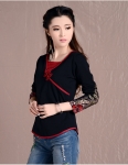 Retro Blouse BL2681 Black