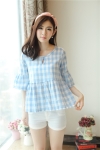 Blouse BL2708 Sky Blue