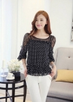 Chiffon Blouse BL2719 Black