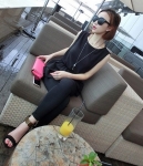 Chiffon Blouse BL2742 Black