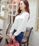 Kemeja Blouse BL2785 White