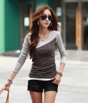 Blouse BL2832 Brown