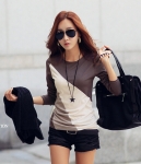 Blouse BL2837 Brown