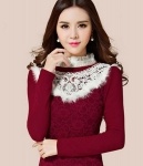 Lace Blouse BL2912 Red