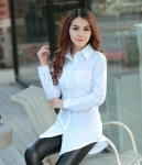 Kemeja Korea BL2982 White