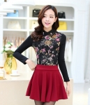 Lace Blouse BL2992 Black