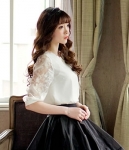 Organza Blouse BL3036 White