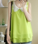 Chiffon Blouse Import BL3056 Green