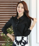 Kemeja Korea Import BL3090 Black