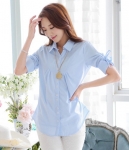 Kemeja Kasual Import BL3092 Sky Blue