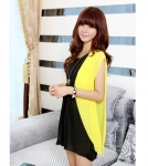 Dress DS3532 Yellow