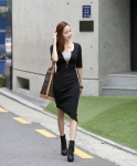 Dress DS3585 Black