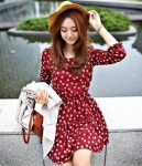 Dress DS3607 Rose Red