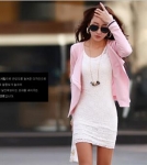 Dress DS3633 White