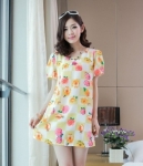 Dress DS3668 Yellow