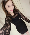 Mini Dress DS3729 Black