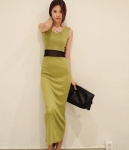 Long Dress DS3750 Pale Green