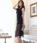 Long Dress DS3752 Black