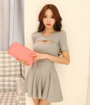 Mini Dress DS3781 Grey