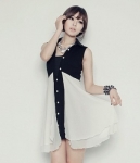 Chiffon Dress DS3784 White