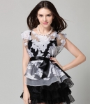 Gauze Dress DS3792 Black