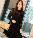 Lace Dress DS3824 Black