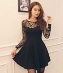 Lace Dress DS3831 Black