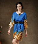 Chiffon Dress DS3838 Blue