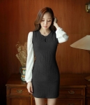 Dress DS3859 Black