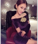 Dress DS3861 Purple