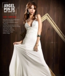 Silk Long Dress DS3882 White