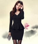 Dress DS3890 Black