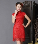 Cheongsam Dress DS3902 Red