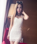 Lace Dress DS3940 White