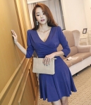 Dress DS3941 Blue