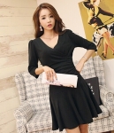 Dress DS3972 Black