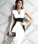 Dress DS3995 White