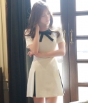 Dress DS3996 White