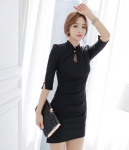 Dress DS4006 Black