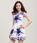 Jacquard Dress DS4008 White