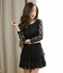 Lace Dress DS4024 Black